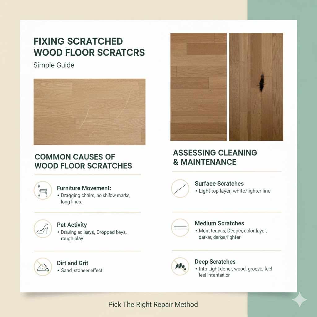 Fixing Scratched Wood Floors Simple Guide
