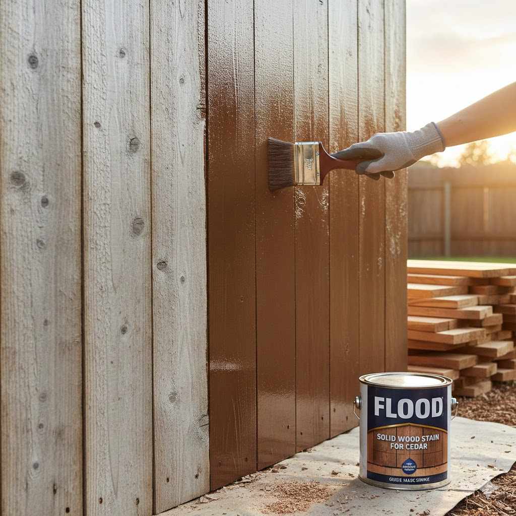 Flood Solid Wood Stain for Cedar Guide Made Simple