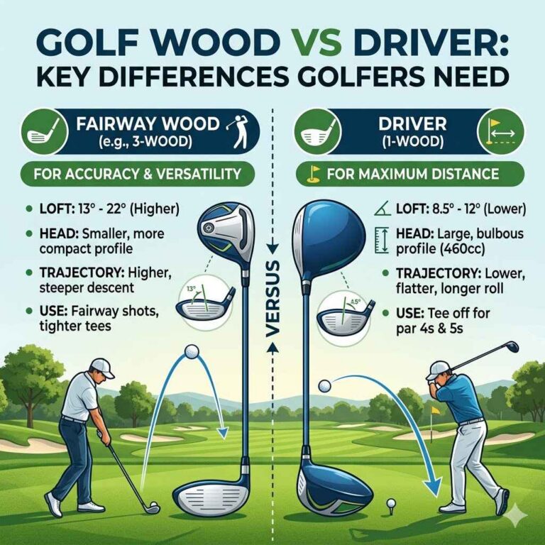 Golf Wood vs Driver Key Differences Golfers Need
