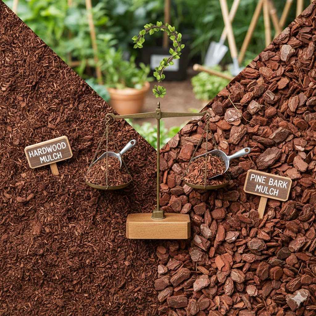 Hardwood Mulch vs Pine Bark Mulch