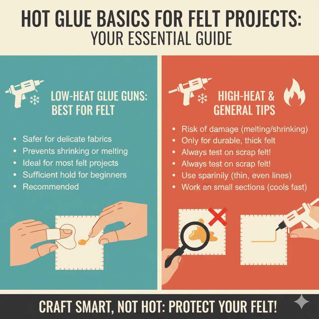 Hot Glue Basics For Felt Projects