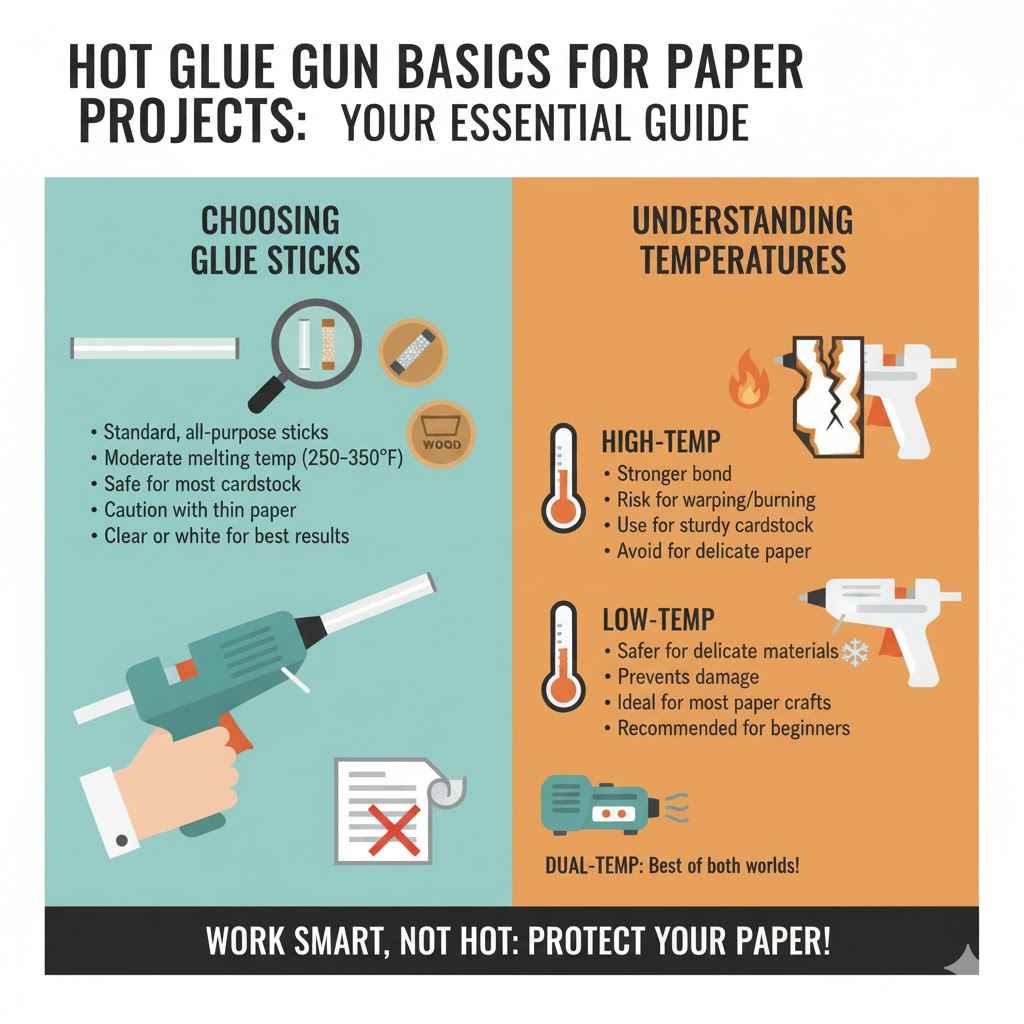 Hot Glue Gun Basics For Paper Projects