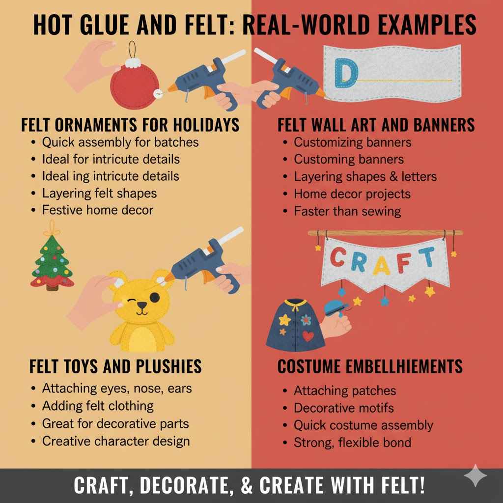 Hot Glue and Felt