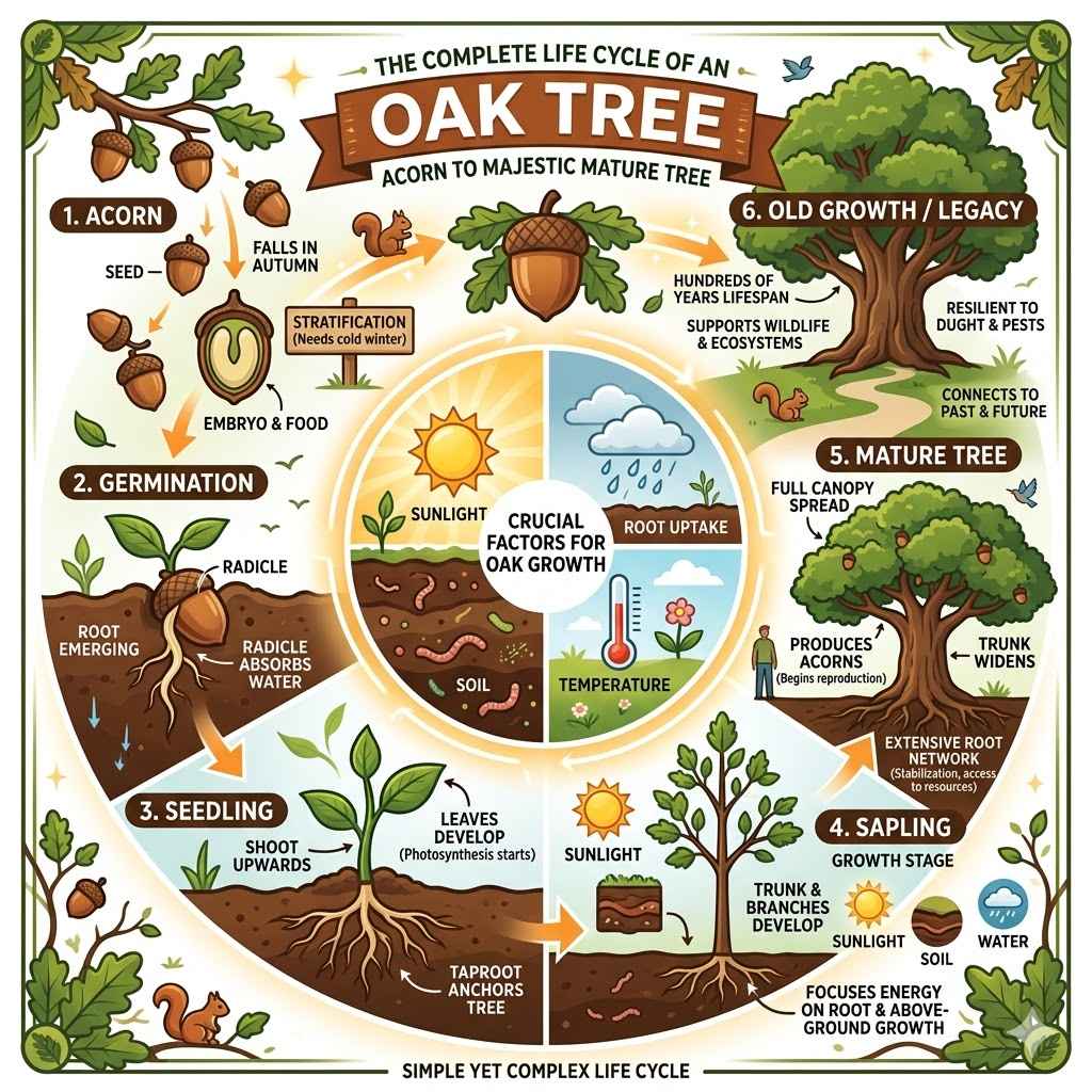 How Do Oak Trees Grow Complete Guide Overview