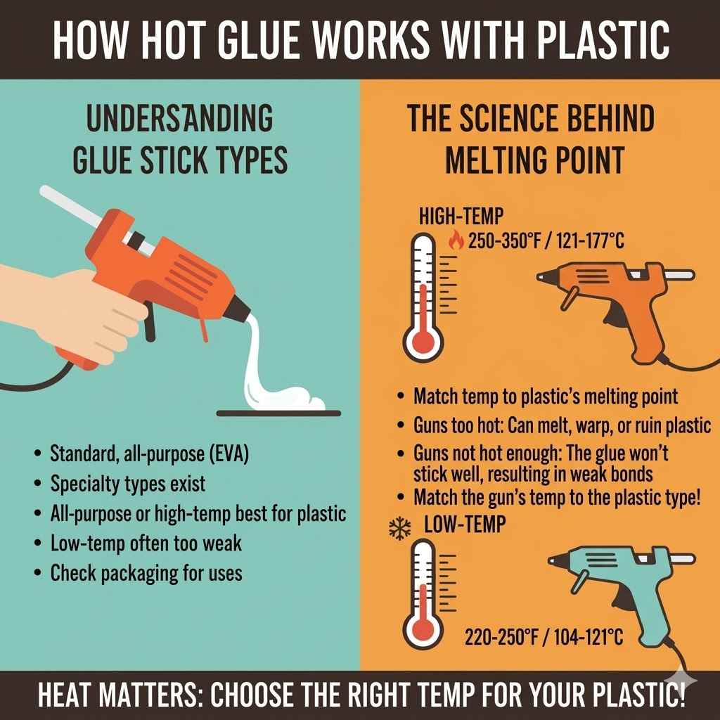 How Hot Glue Works With Plastic
