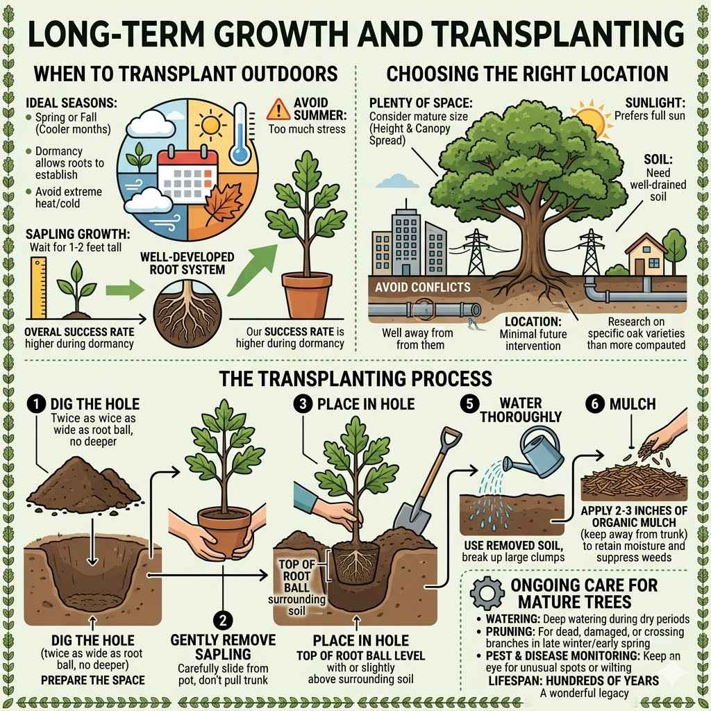 Long-Term Growth and Transplanting