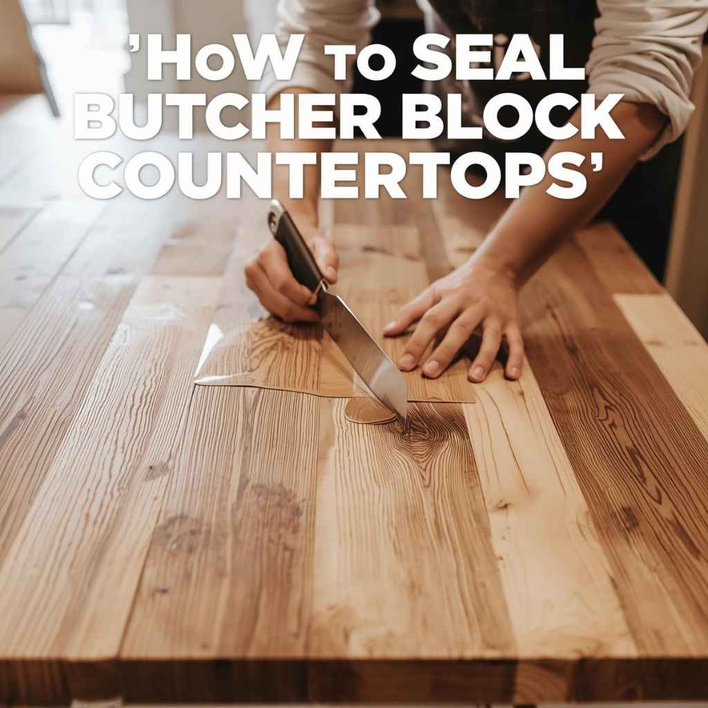 How to Seal Butcher Block Countertops Properly