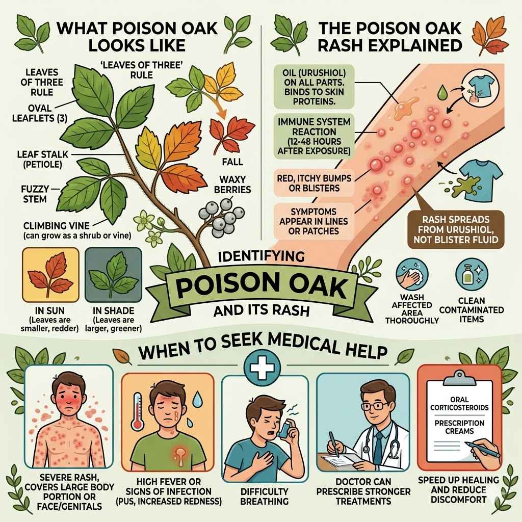 Identifying Poison Oak and Its Rash