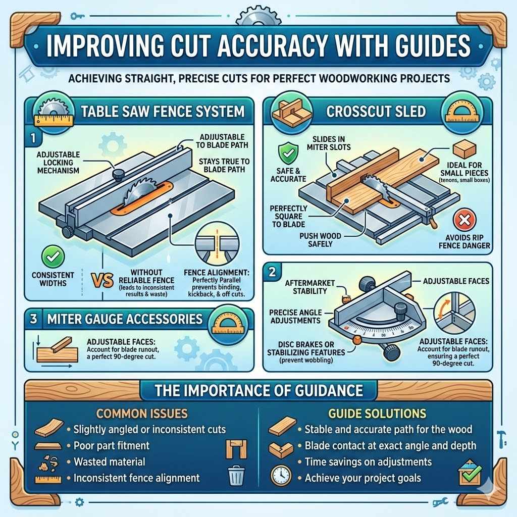 Improving Cut Accuracy With Guides
