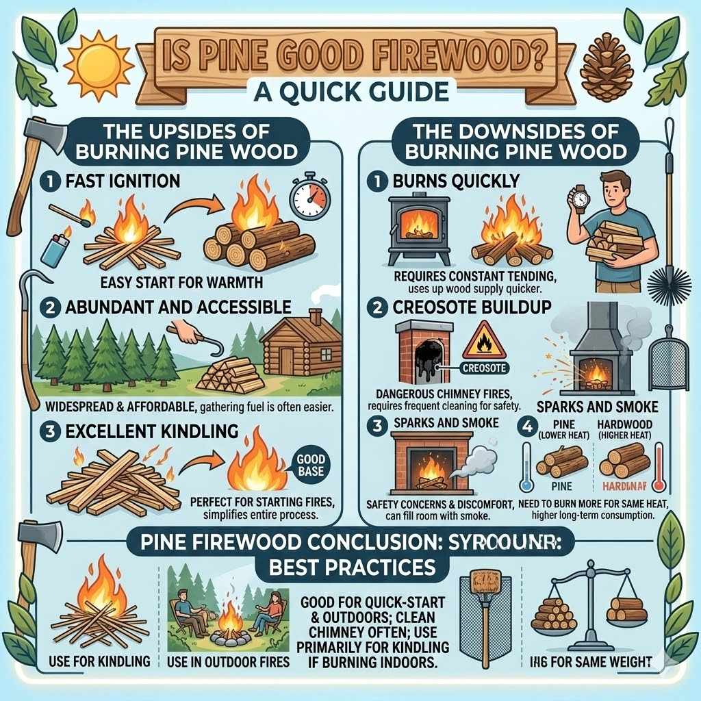 Is Pine Good Firewood Pros and Cons