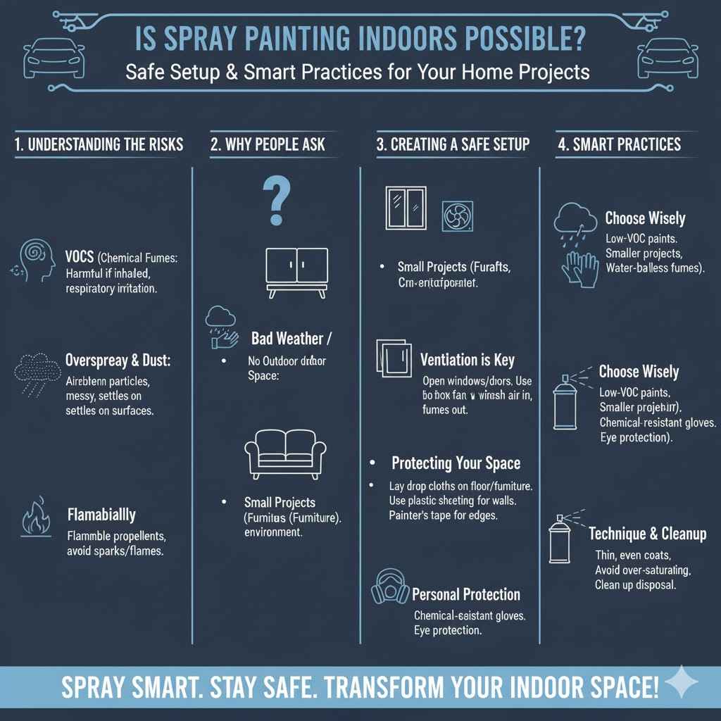 Is Spray Painting Indoors Possible

