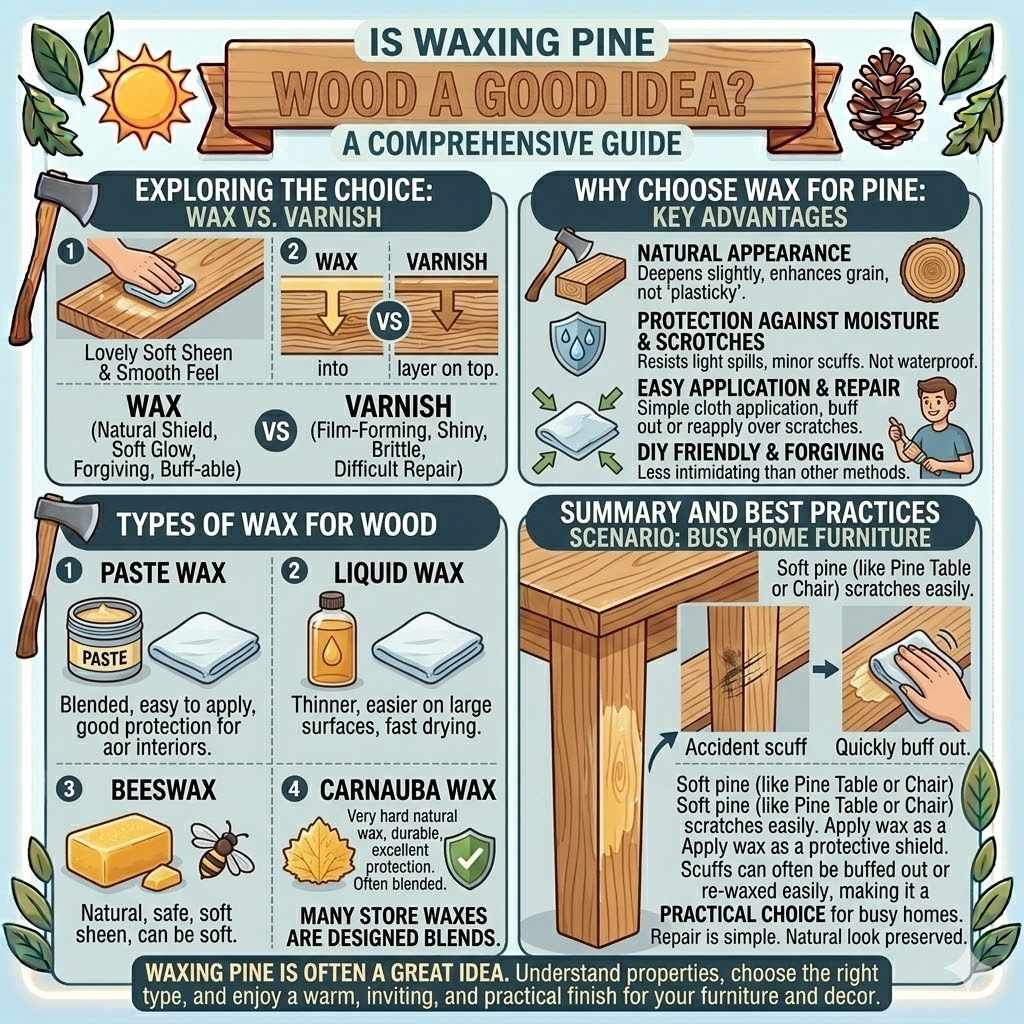 Is Waxing Pine Wood A Good Idea