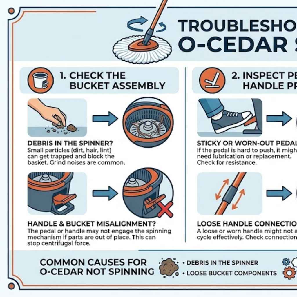 Troubleshooting Your O-Cedar Spin Mop