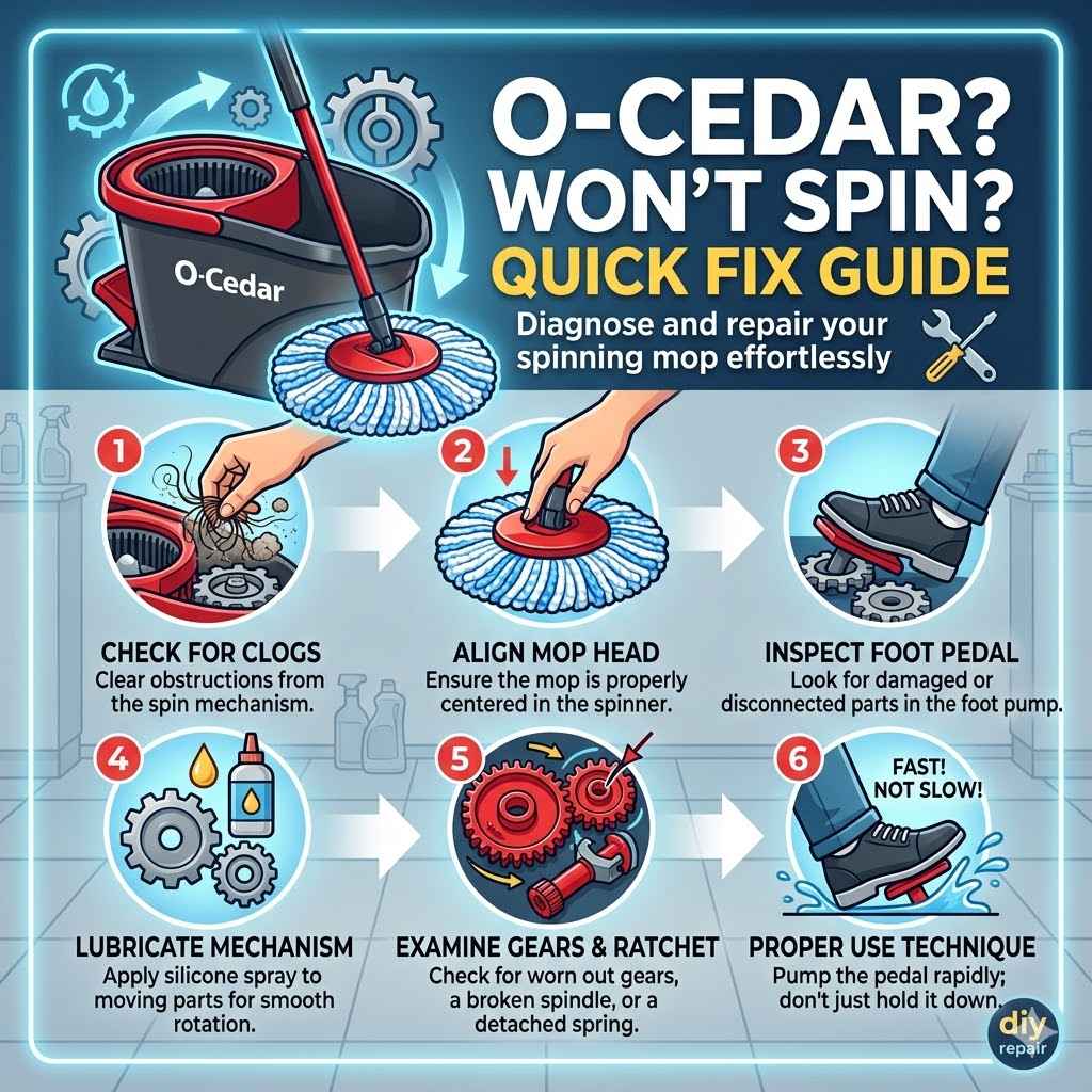 O-Cedar Won’t Spin