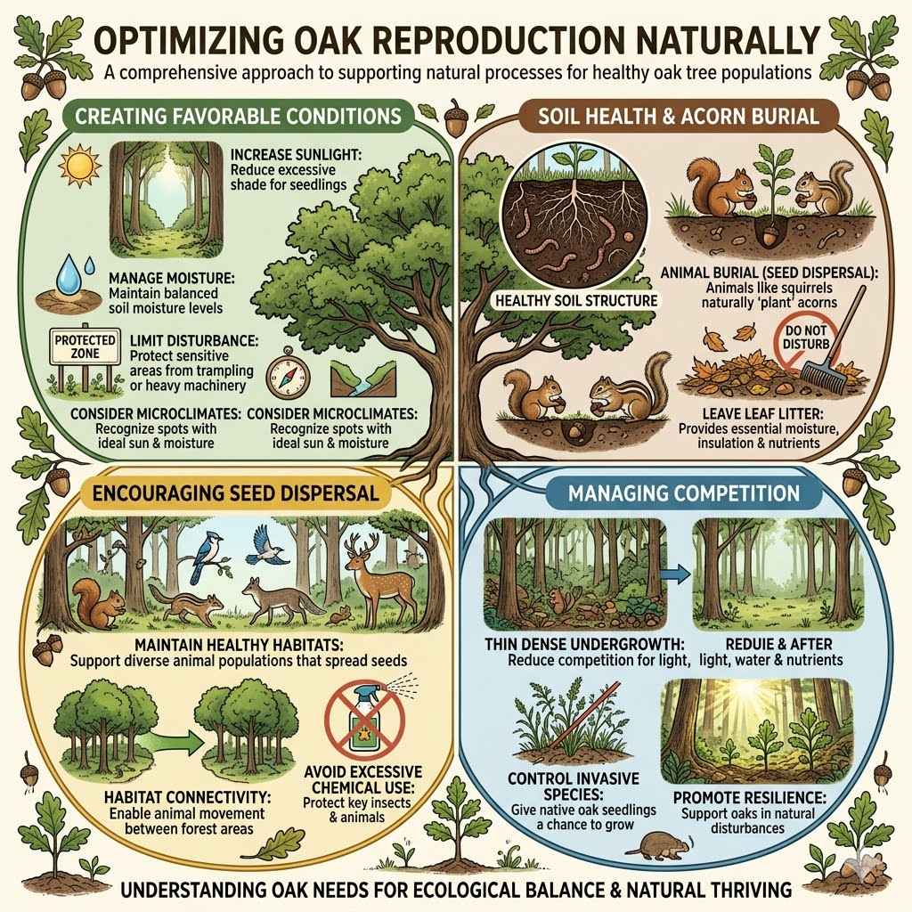 Optimizing Oak Reproduction Naturally