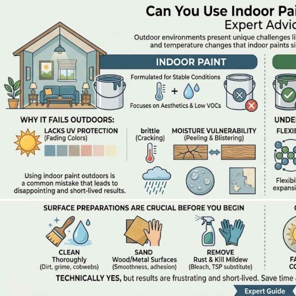 Outdoor Painting With Indoor Paint Expert Advice