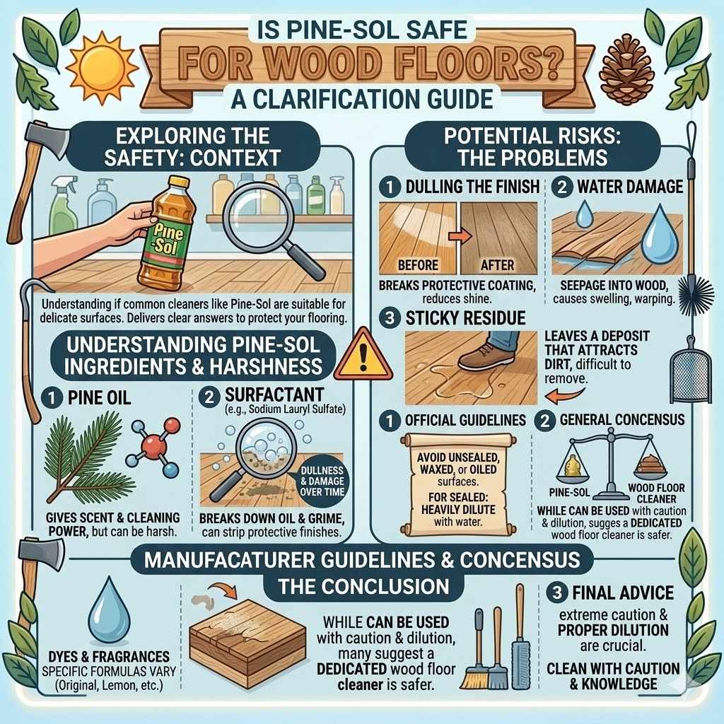 Pine-Sol For Wood Floors Is It Safe
