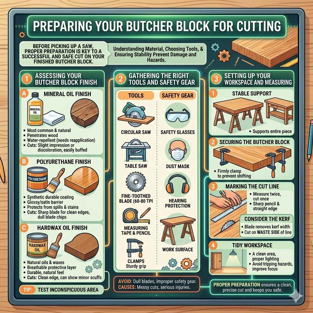 Preparing Your Butcher Block For Cutting