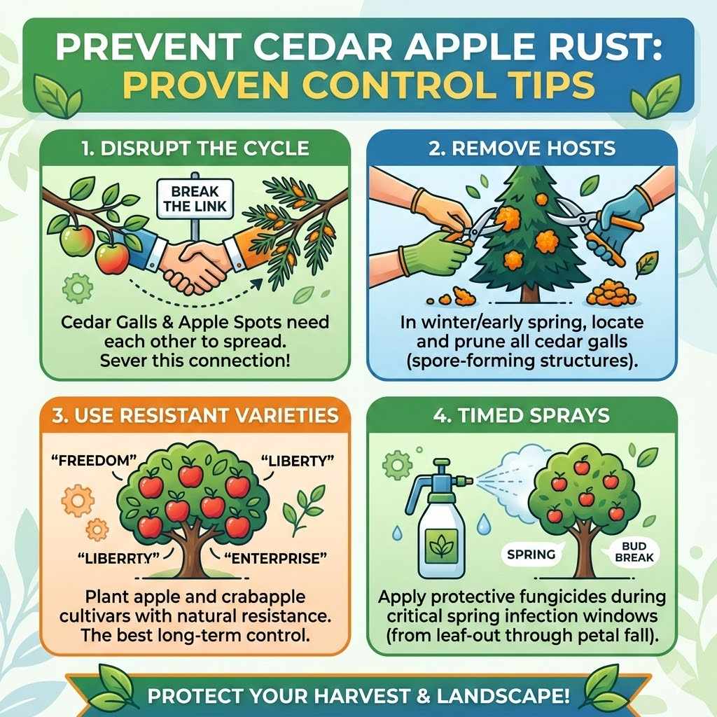 Prevent Cedar Apple Rusts
