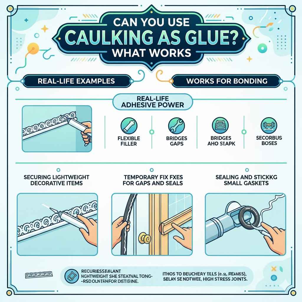 Real-Life Examples Where Caulking Works For Bonding