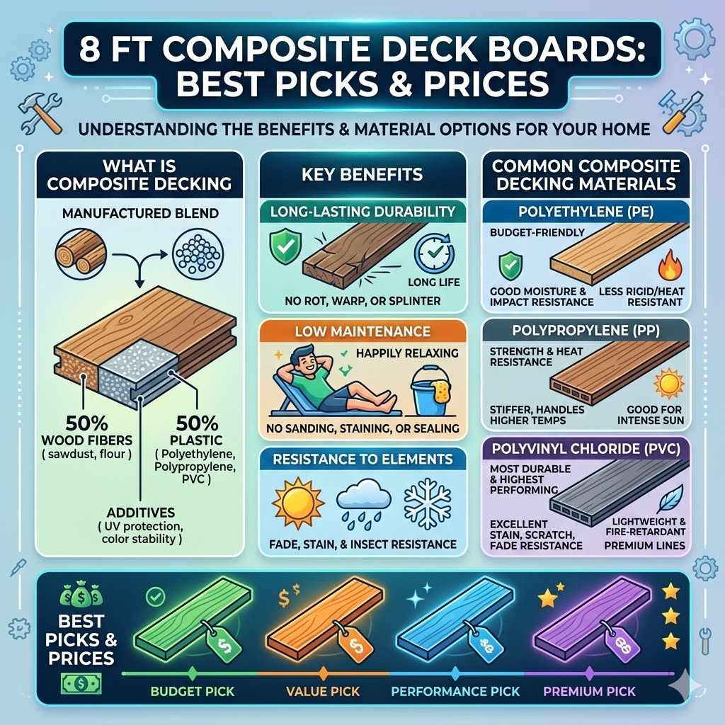 Choosing the Right 8 Ft Composite Deck Boards