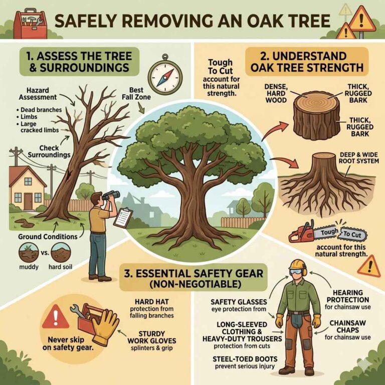 How To Kill An Oak Tree Safely And Effectively