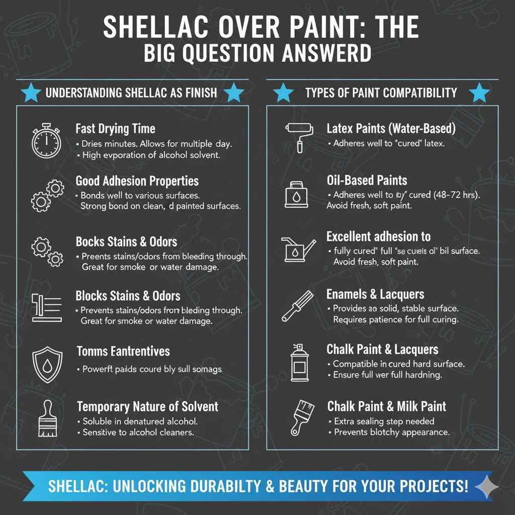Shellac Over Paint The Big Question Answered