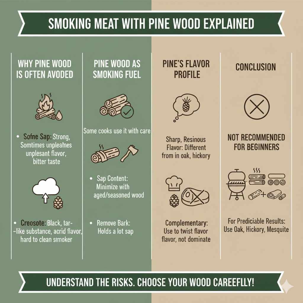 Smoking Meat With Pine Wood Explained