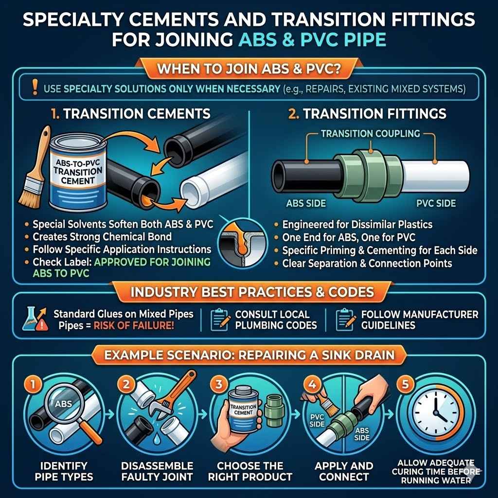 Specialty Cements and Transition Fittings