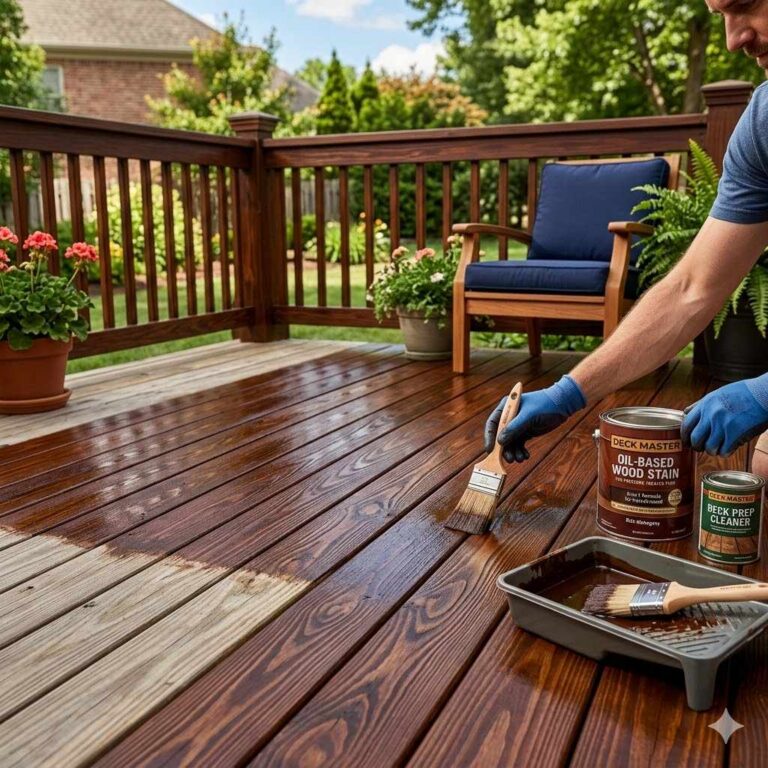 Staining Treated Wood Decks