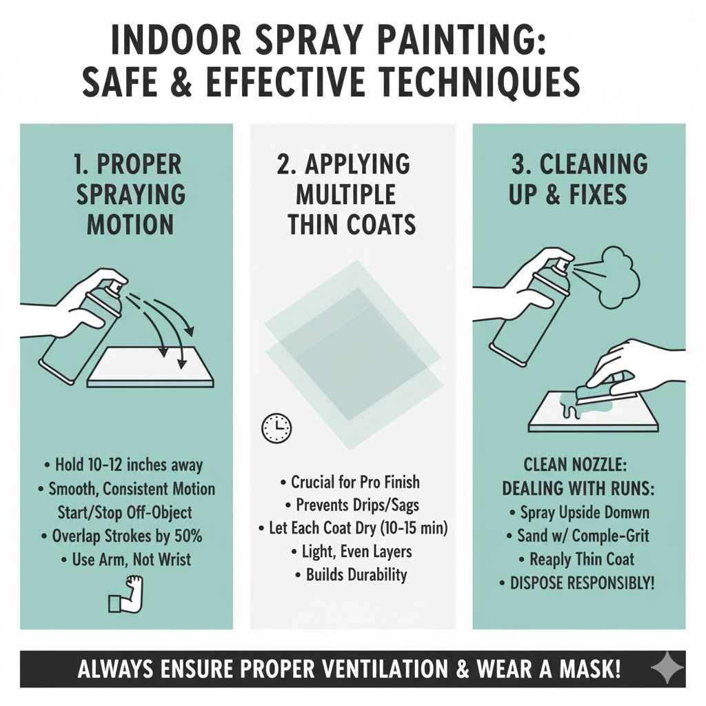 Techniques for Safe and Effective Indoor Spraying