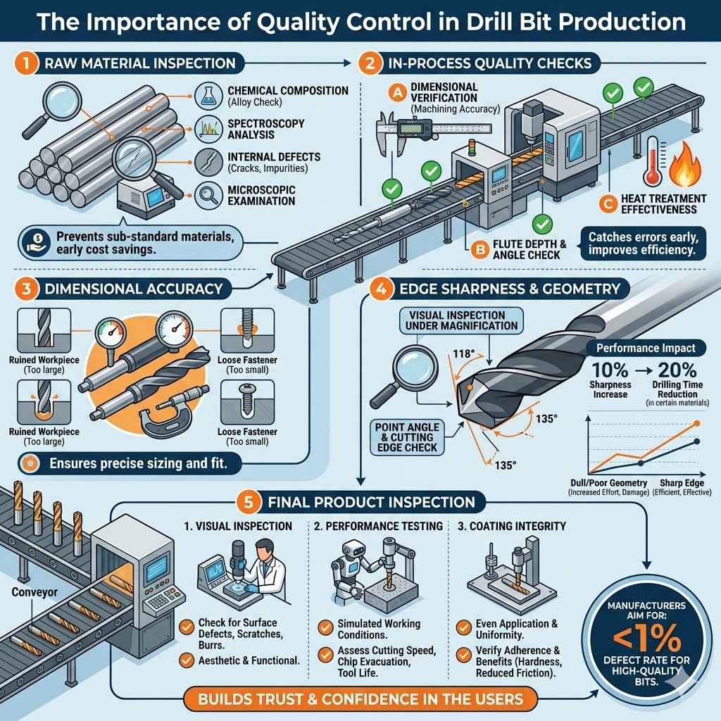 The Importance of Quality Control in Drill Bit Production