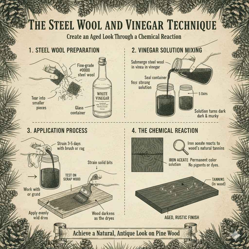 The Steel Wool and Vinegar Technique