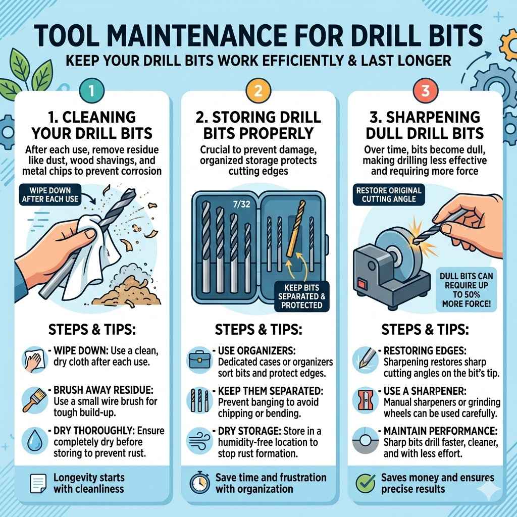 Tool Maintenance for Drill Bits