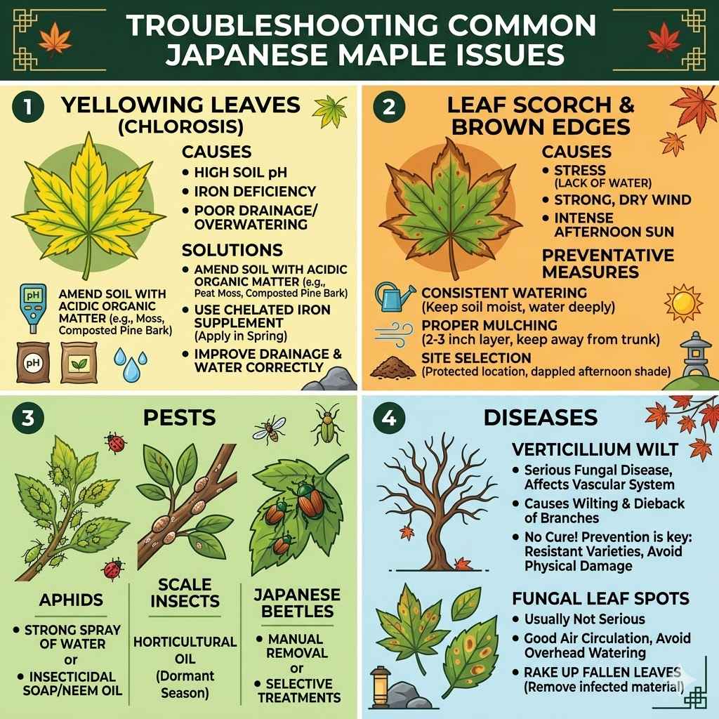 Troubleshooting Common Japanese Maple Issues