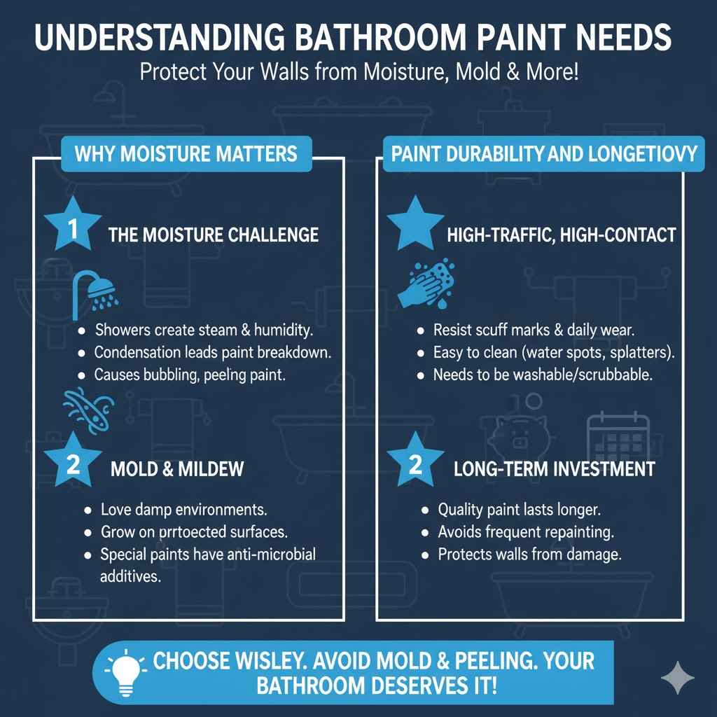 Understanding Bathroom Paint Needs