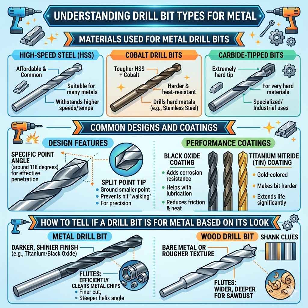 Understanding Drill Bit Types for Metal