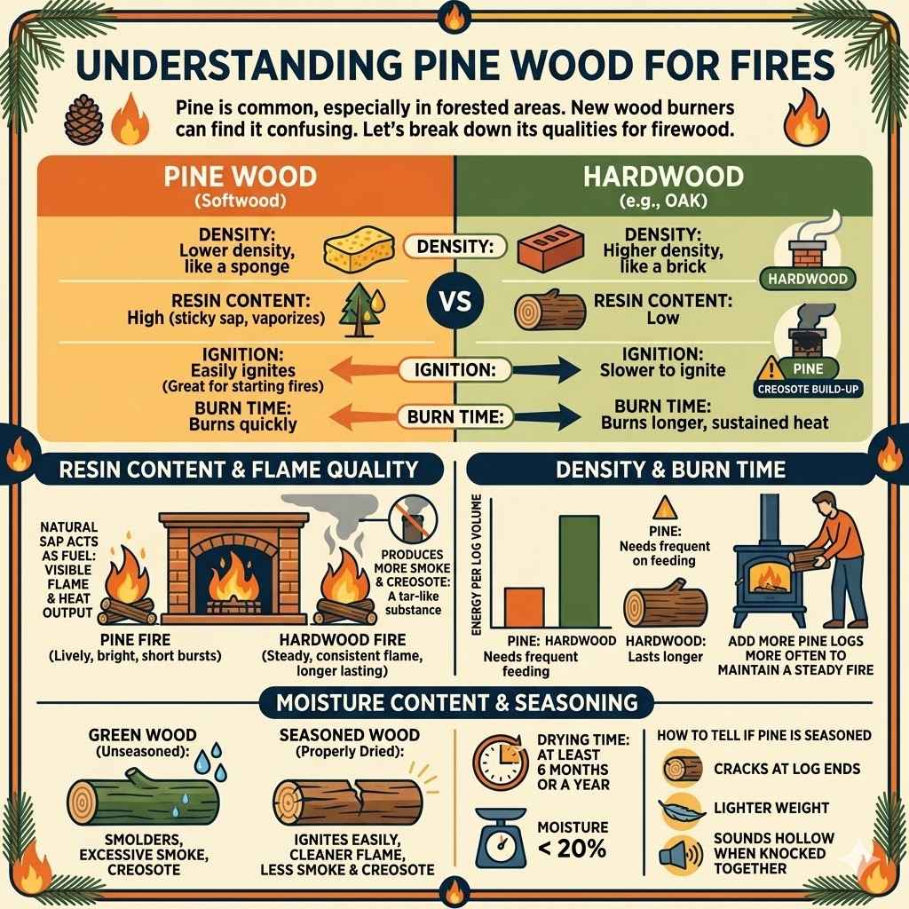 Understanding Pine Wood For Fires