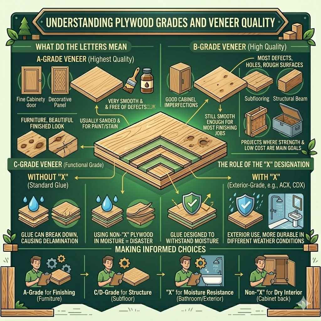 Understanding Plywood Grades