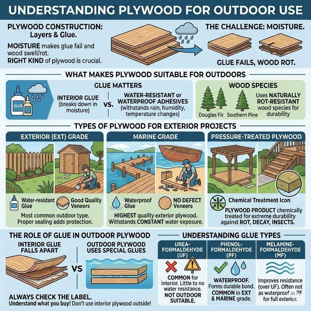 Understanding Plywood for Outdoor Use