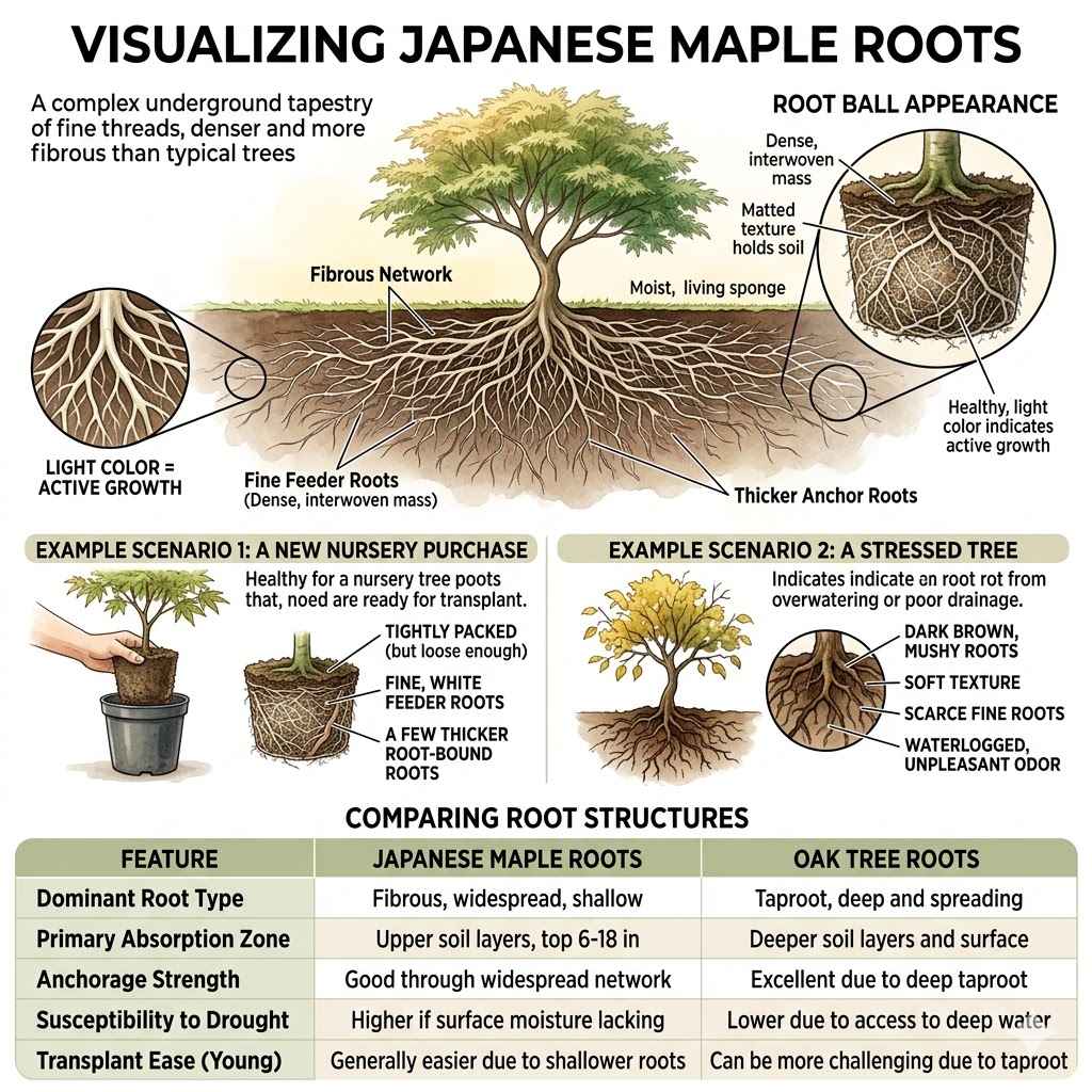 Visualizing Japanese Maple Roots