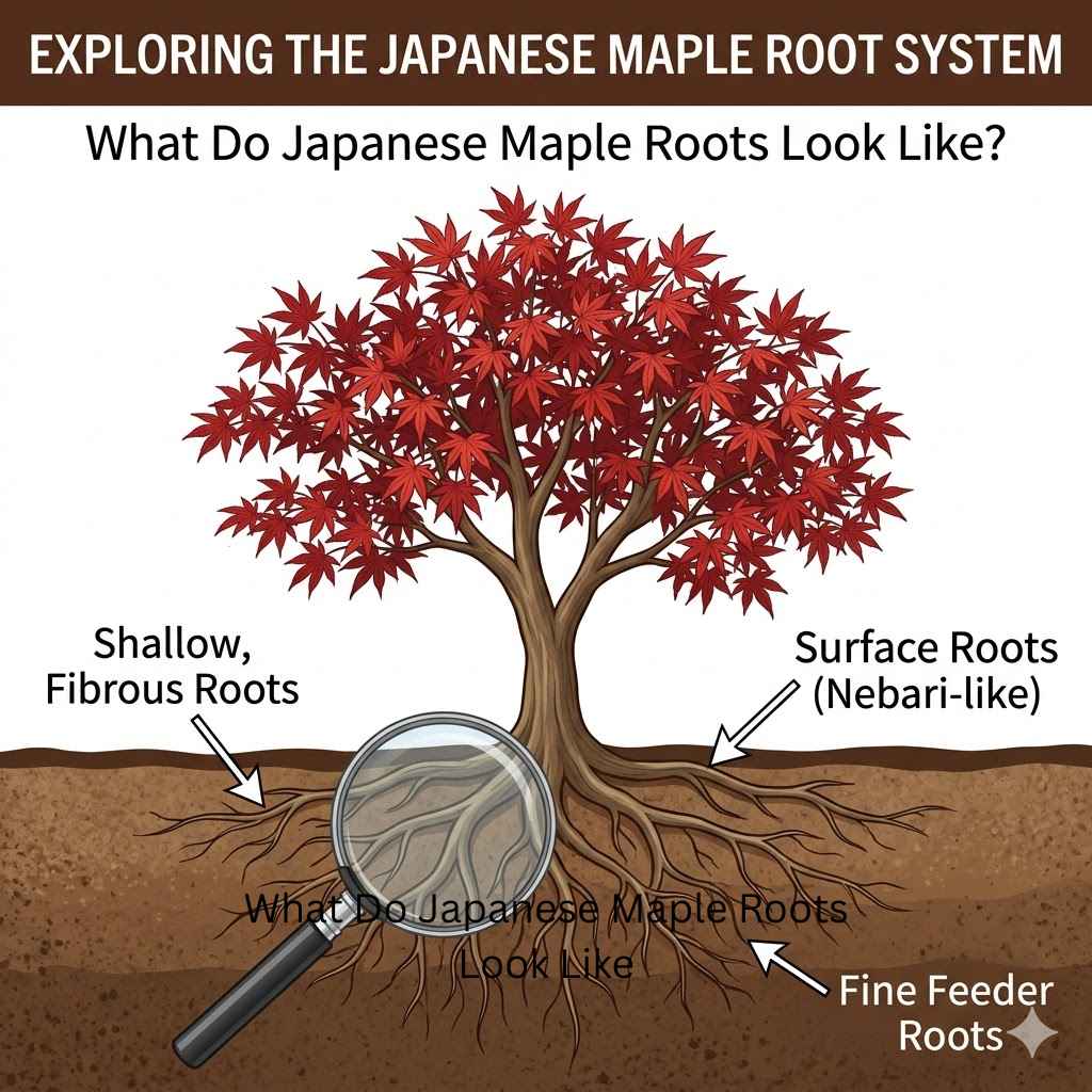 What Do Japanese Maple Roots Look Like