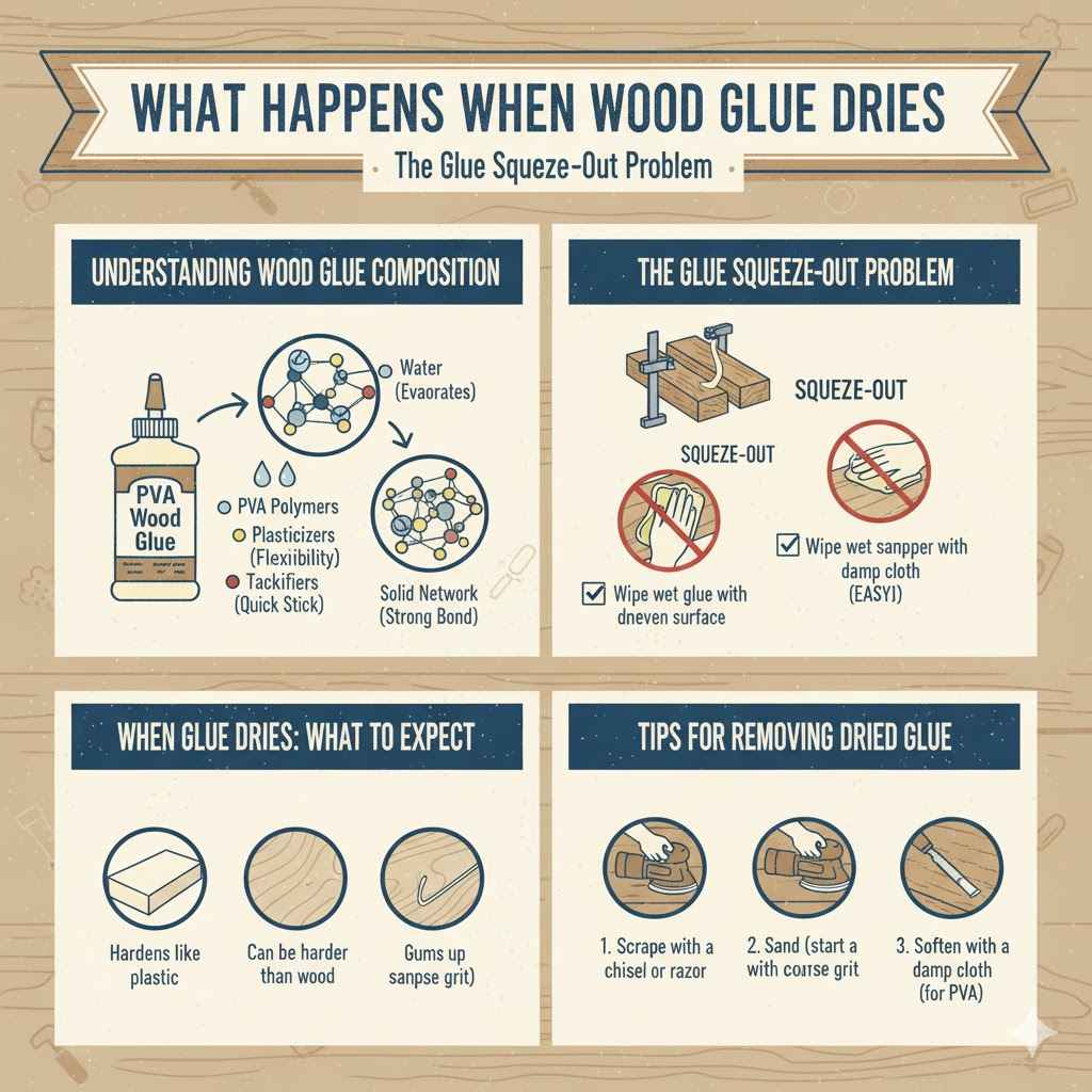 What Happens When Wood Glue Dries