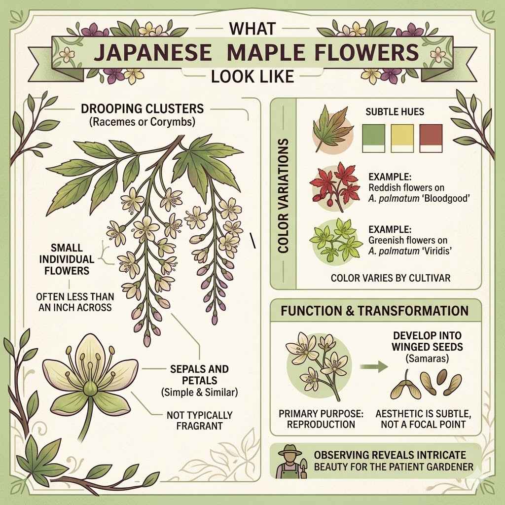 What Japanese Maple Flowers Look Like