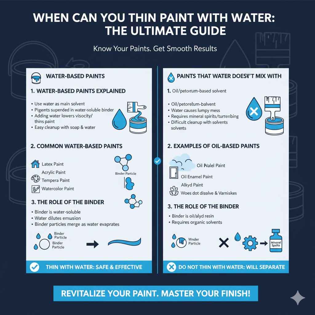 When Can You Thin Paint With Water
