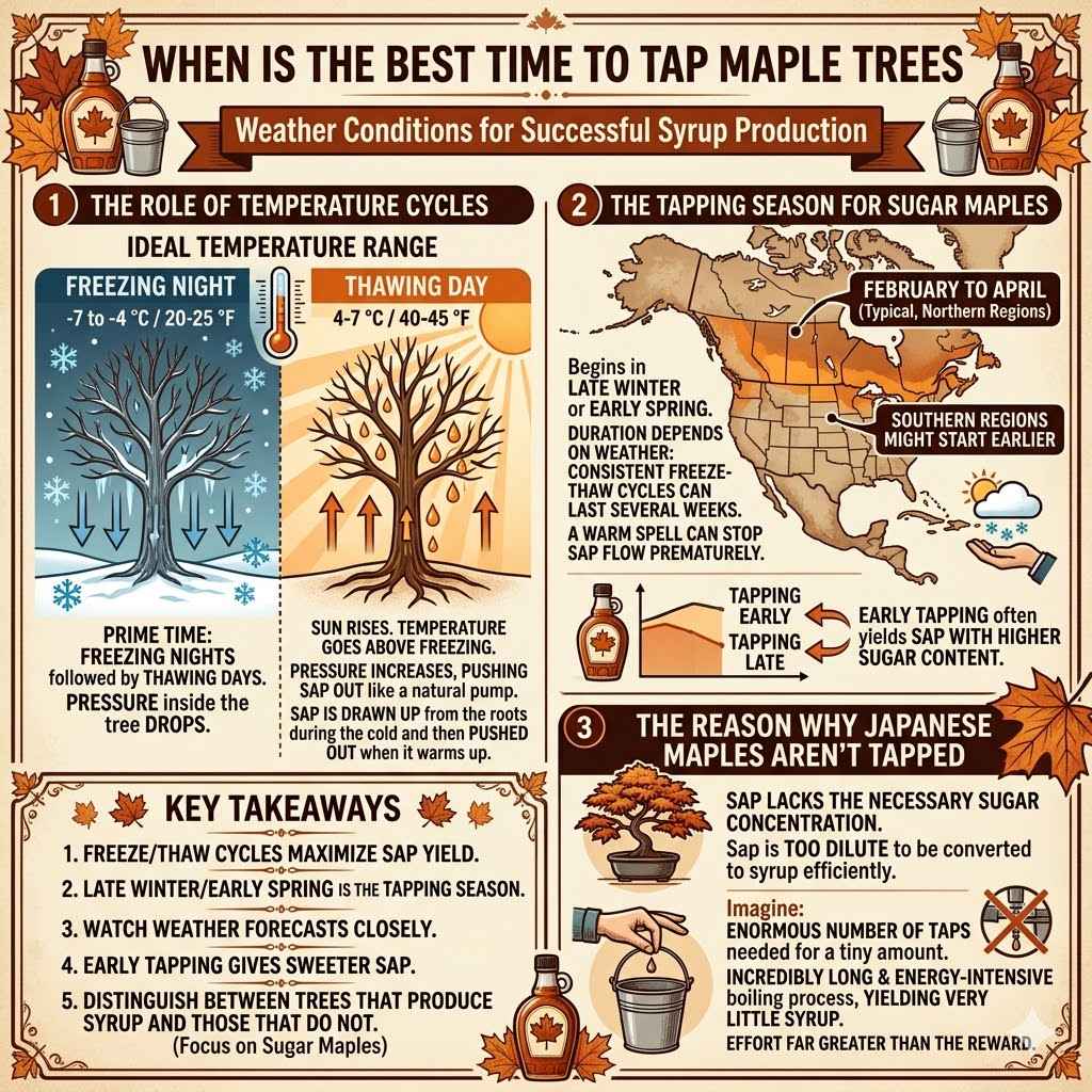 When Is The Best Time To Tap Maple Trees