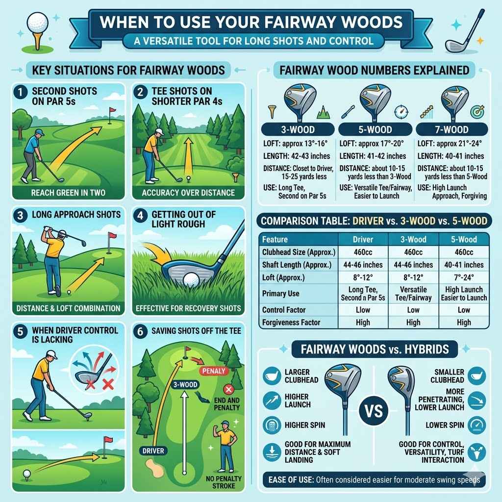 When to Use Your Fairway Woods