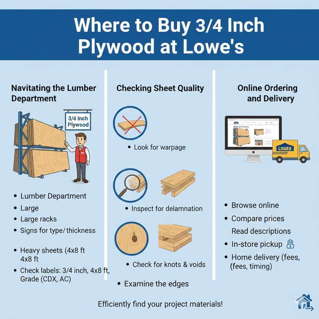 Where to Buy 34 Inch Plywood at Lowe's
