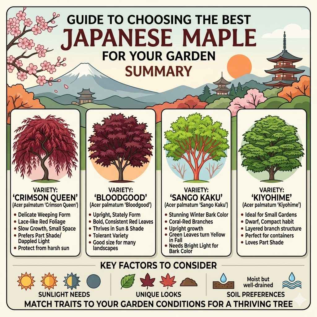 Which Japanese Maple Is Best for Your Garden Summary