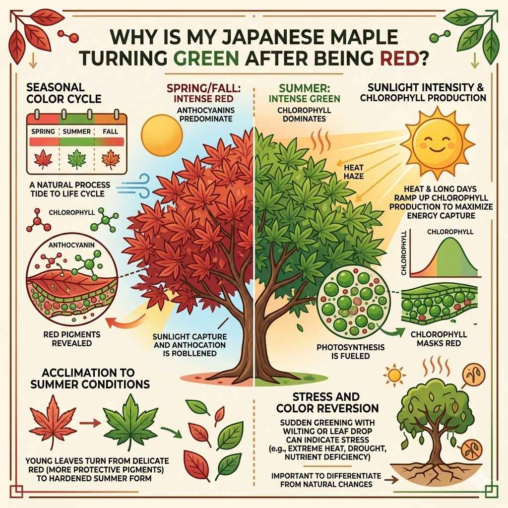 Why Is My Japanese Maple Turning Green After Being Red